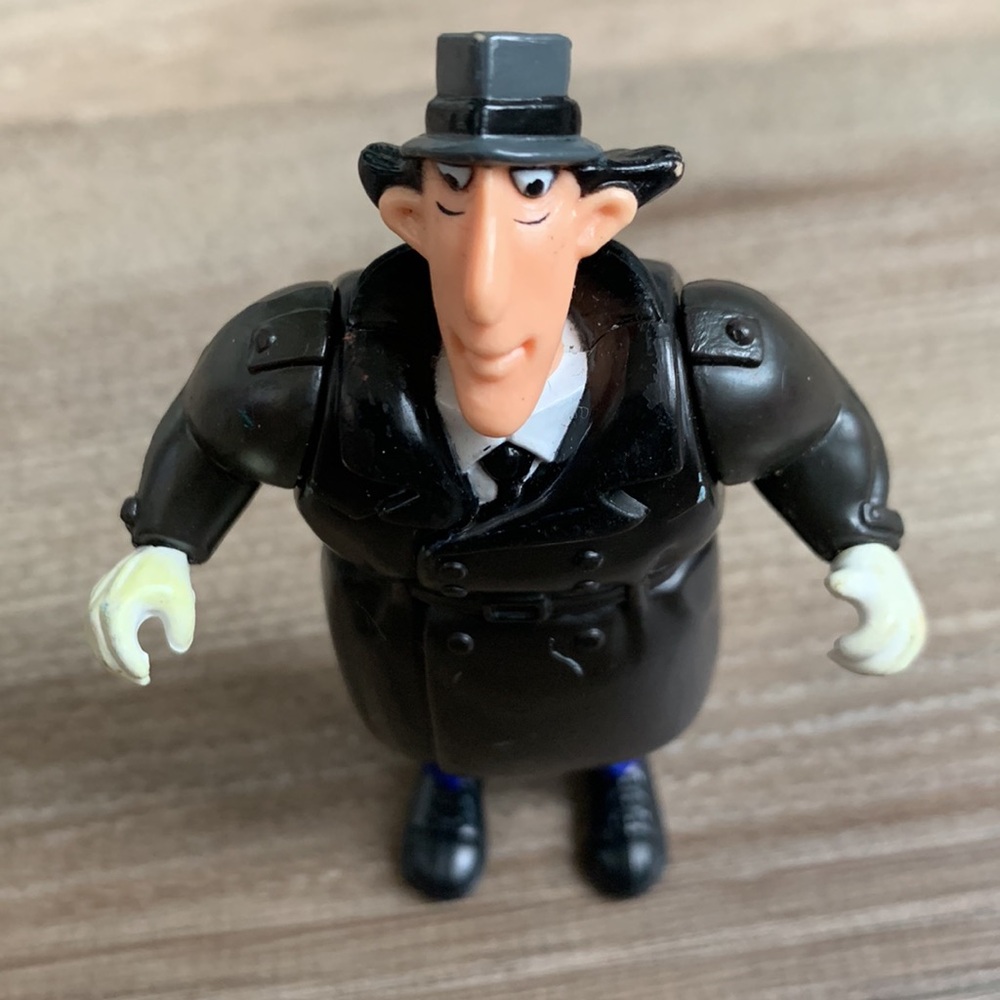 Inspector Gadget Character Action Figure Burger King 1991 Trench Coat Version